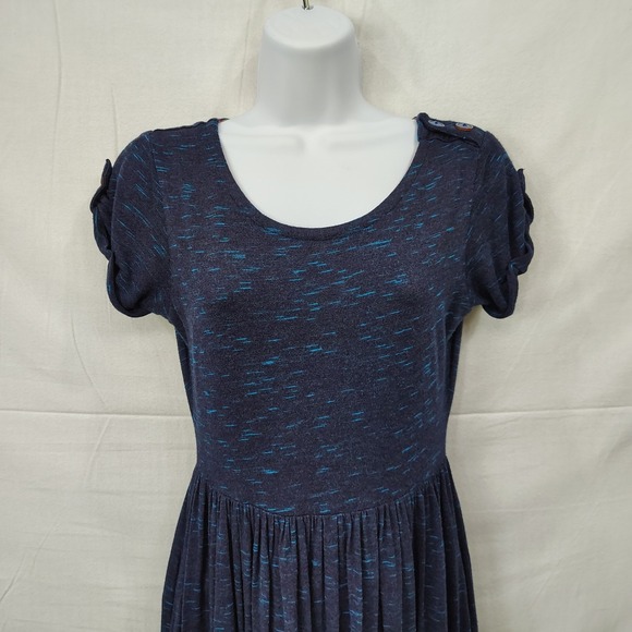 Matilda Jane Deep Water Curtain Call Navy Button Detail Maxi Dress ASO Size S - Picture 3 of 16